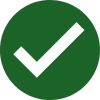 Icon: Green circle with check mark, indicating yes or available.